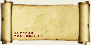 Jagoda Zakić vizit kartica